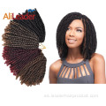 Ombre Spring Twist Crochet Braid Hair para mujeres